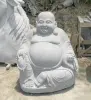  Product image 1 of the product “Seated Chinese Buddha, 122 cm height, riverstone ”